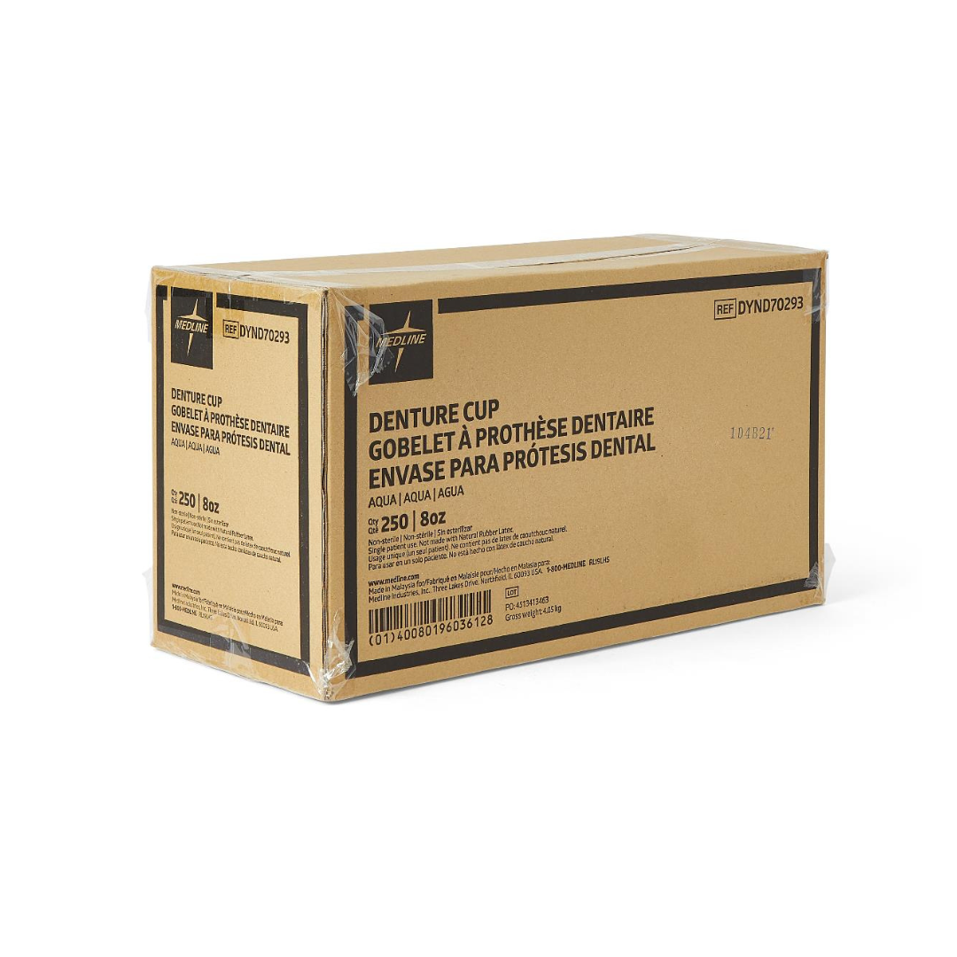 Medline Denture Container with Lid - Ideal For Bedside Storage - Senior.com Denture Containers